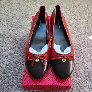 NIB Tory Burch Cap Toe Ballet Flat